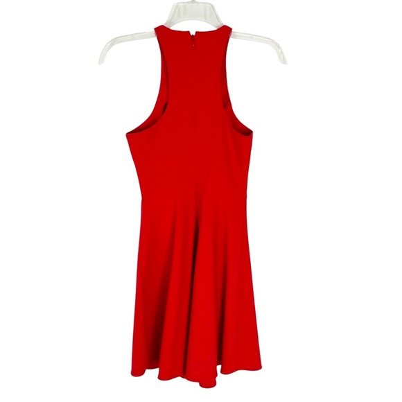LIKELY Women's Racerback Fit and Flare Moore Mini Dress Red Size 0 - Picture 10 of 11